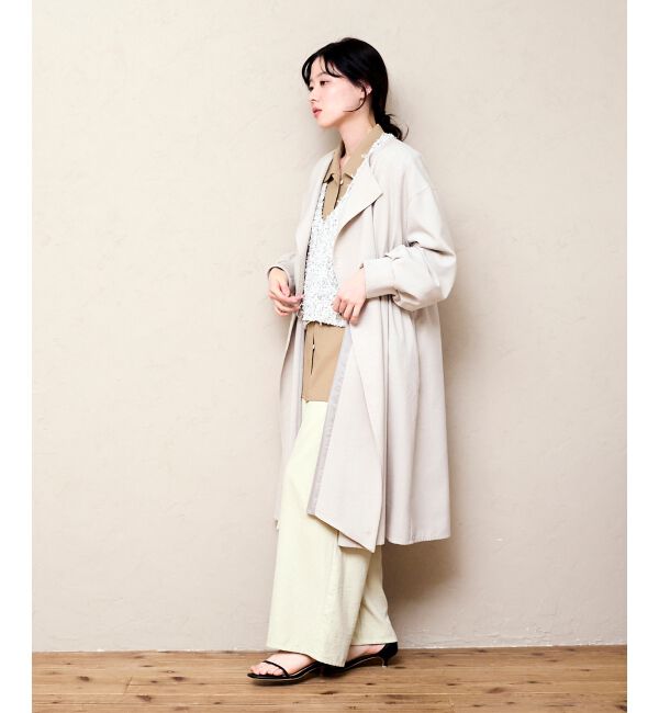  「タンブラーオックスノーカラーコート」|ノーカラーコート|