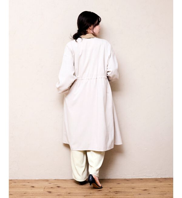  「タンブラーオックスノーカラーコート」|ノーカラーコート|