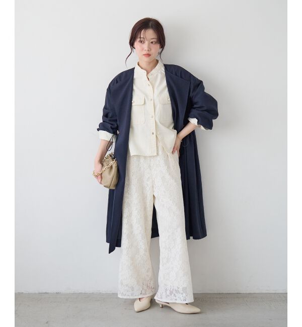  「タンブラーオックスノーカラーコート」|ノーカラーコート|