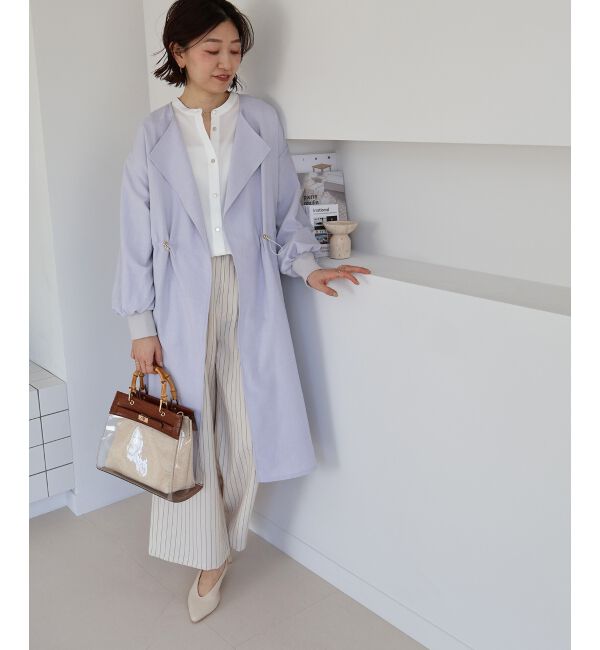  「タンブラーオックスノーカラーコート」|ノーカラーコート|