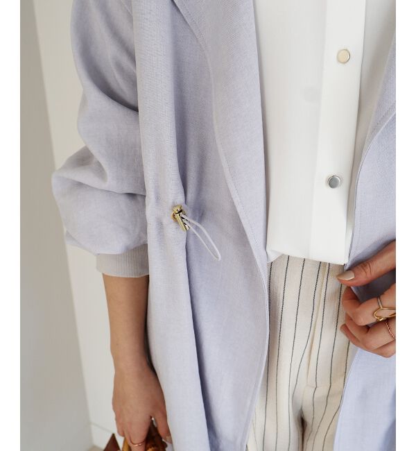  「タンブラーオックスノーカラーコート」|ノーカラーコート|