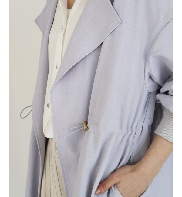  「タンブラーオックスノーカラーコート」|ノーカラーコート|