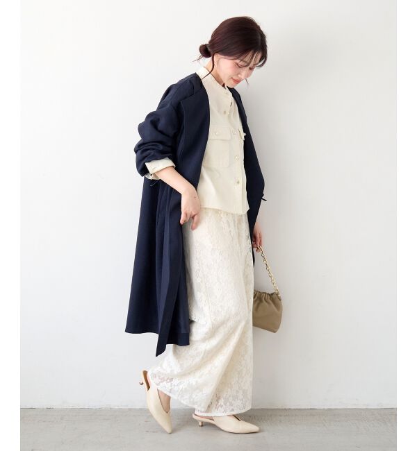  「タンブラーオックスノーカラーコート」|ノーカラーコート|