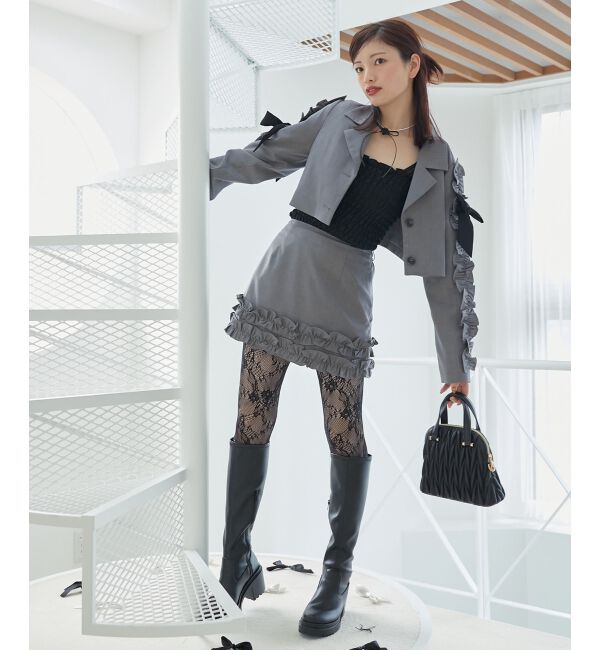 MAJESTICLEGON「ホイップフリルスカパン」|スカート|