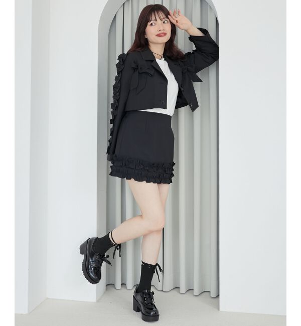 MAJESTICLEGON「ホイップフリルスカパン」|スカート|