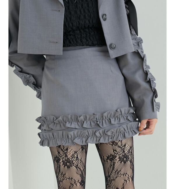 MAJESTICLEGON「ホイップフリルスカパン」|スカート|