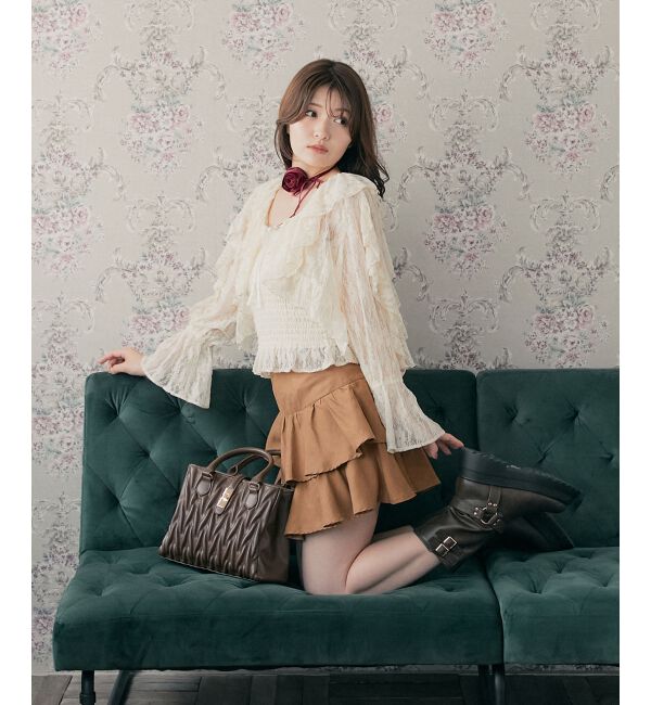  「アソートティアードミニスカパン」|スカート|