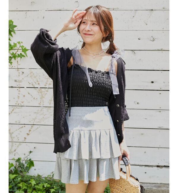  「アソートティアードミニスカパン」|スカート|