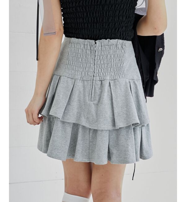  「アソートティアードミニスカパン」|スカート|