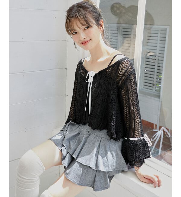  「アソートティアードミニスカパン」|スカート|