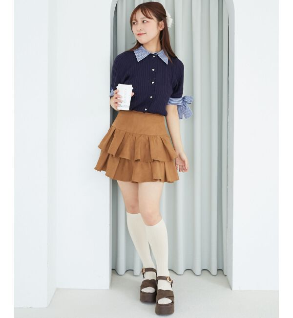  「アソートティアードミニスカパン」|スカート|