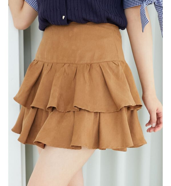  「アソートティアードミニスカパン」|スカート|