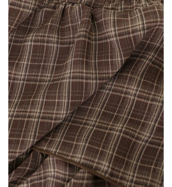  「サイドラッフルティアードミニスカパン」|スカート|