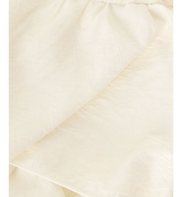  「サイドラッフルティアードミニスカパン」|スカート|