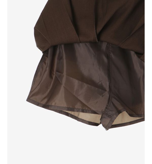  「ゴールドボタンプリーツミニスカパン」|スカート|