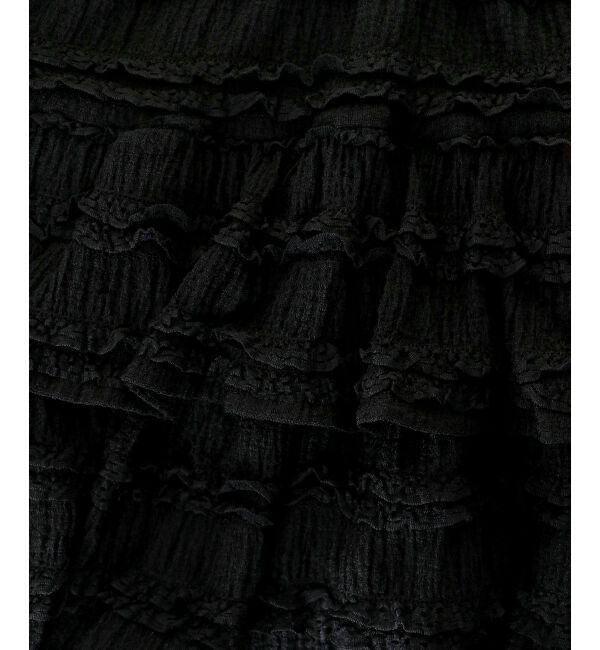  「カットレースフリルミニスカパン」|スカート|