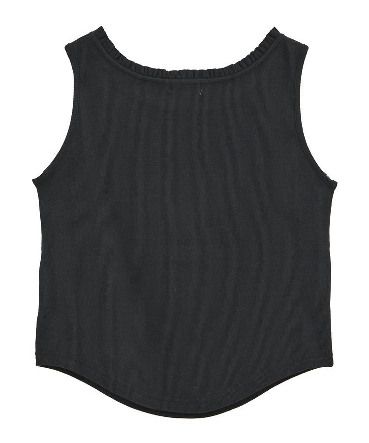 earth music&ecology「フリルロゴノースリーブプルオーバー」|キャミソール|