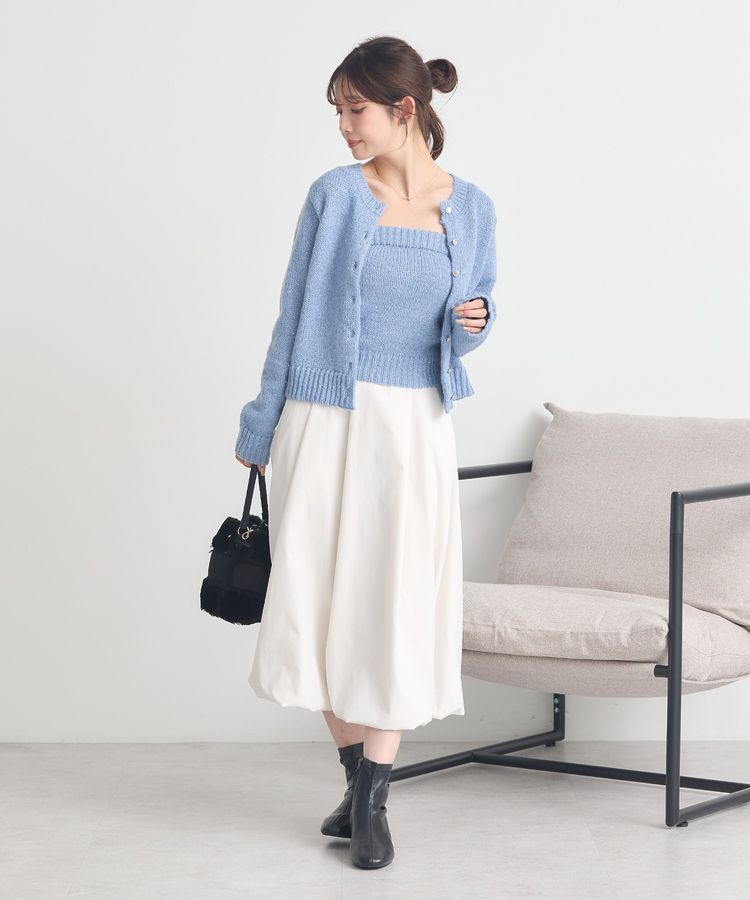 earth music&ecology「バルーンミディスカート」|スカート|