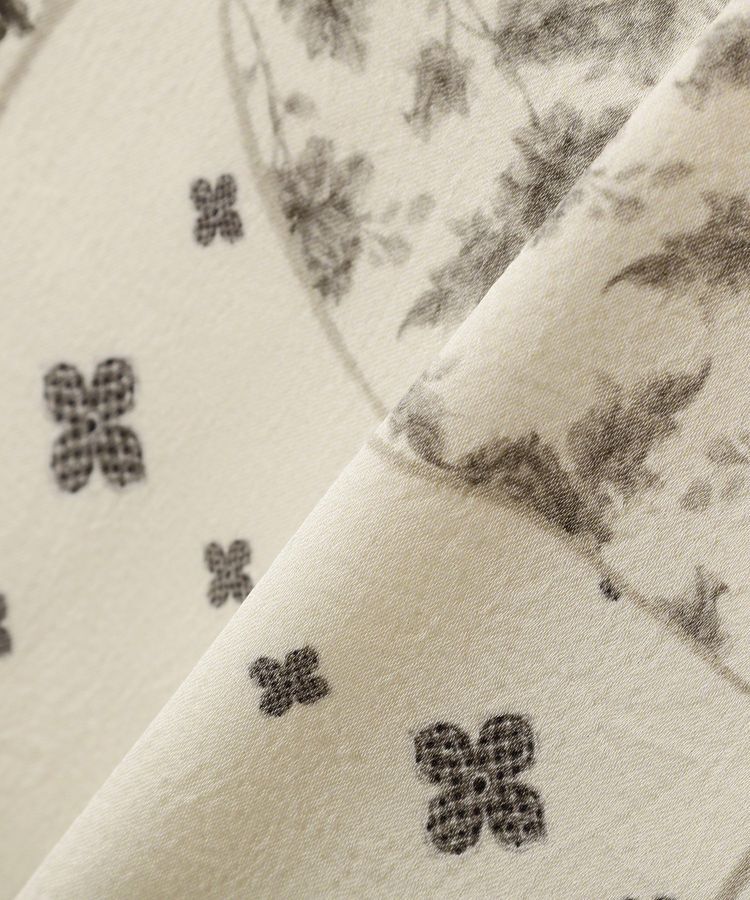 YECCA VECCA「スカーフ柄オーバーキャミ」|キャミソール|