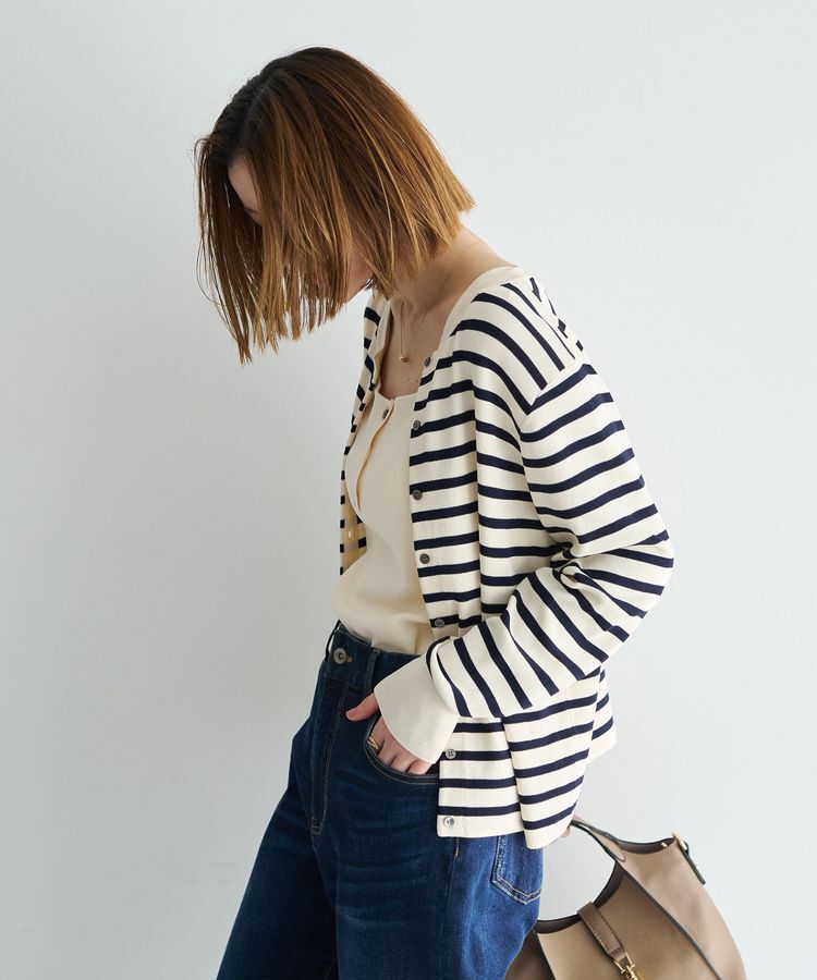 YECCA VECCA「【UVカット/マシンウォッシャブル】アンサンブルニット」|カーディガン|