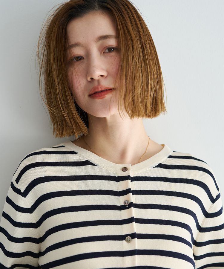 YECCA VECCA「【UVカット/マシンウォッシャブル】アンサンブルニット」|カーディガン|