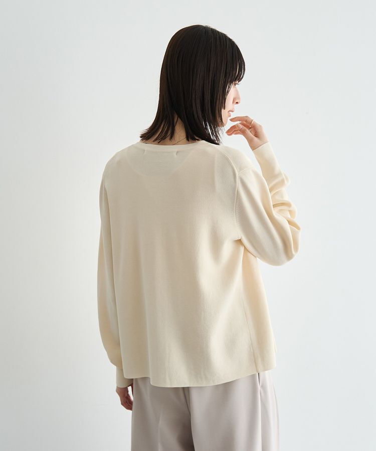 YECCA VECCA「【UVカット/マシンウォッシャブル】アンサンブルニット」|カーディガン|