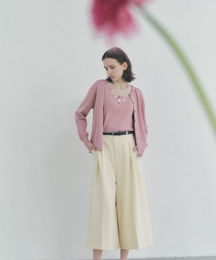 YECCA VECCA「【UVカット/マシンウォッシャブル】アンサンブルニット」|カーディガン|