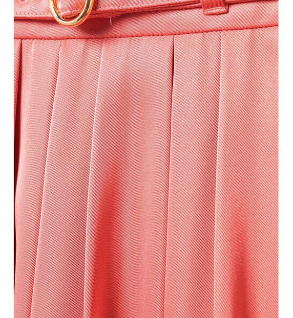 LOULOU WILLOUGHBY「【LOULOU WILLOUGHBY】ブライトツイルタックスカート」|スカート|