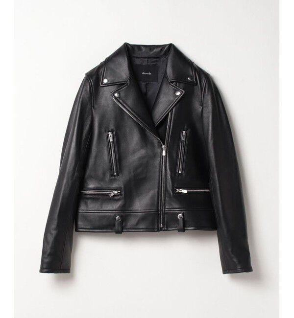 allureville「ラムレザーライダース」|ブルゾン・スタジャン|