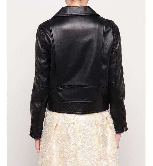 allureville「ラムレザーライダース」|ブルゾン・スタジャン|