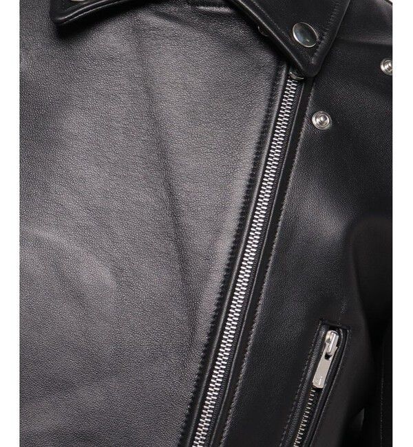 allureville「ラムレザーライダース」|ブルゾン・スタジャン|