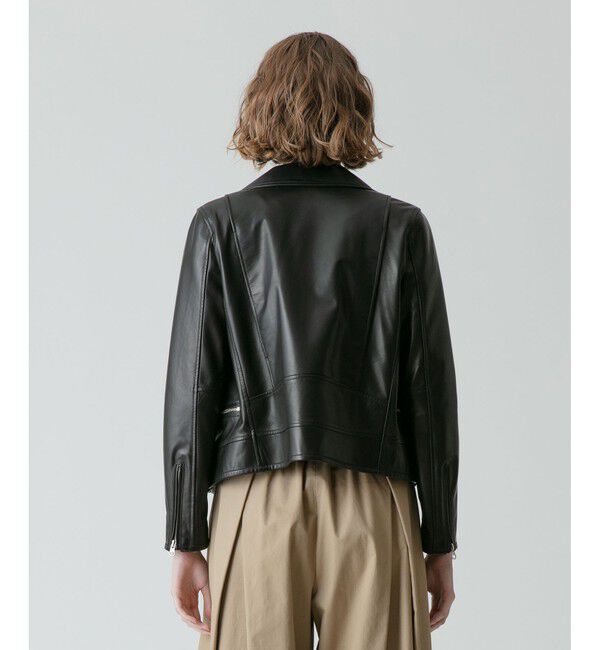 allureville「ラムレザーライダース」|ブルゾン・スタジャン|