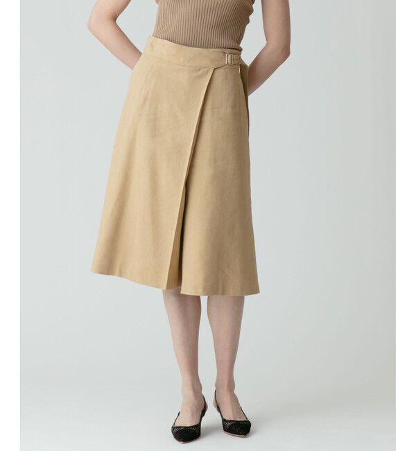 allureville「【セットアップ対応商品】ストレッチピケグルカキュロット」|その他|ベージュ