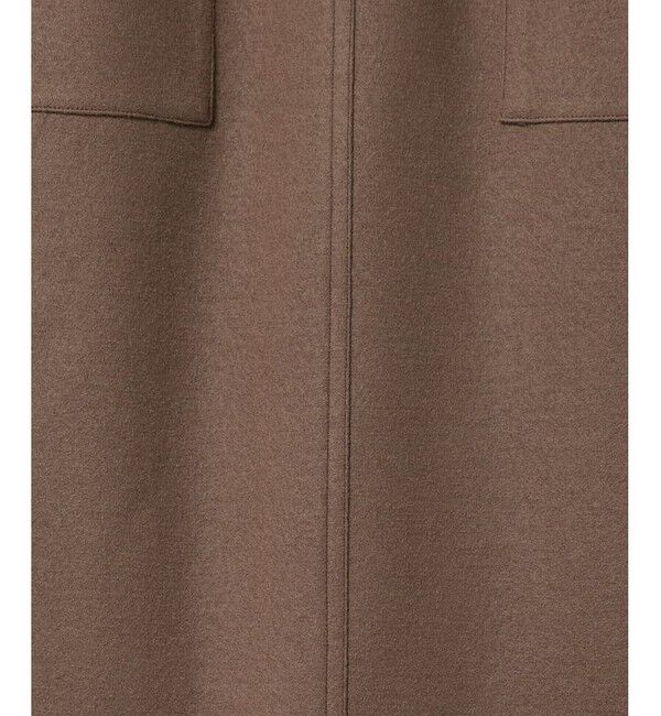 allureville「カラーメルトン釦付きタイトスカート」|スカート|