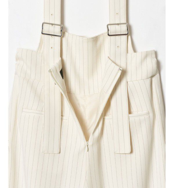 allureville「《ドラマ着用》ピンストライプサロペットパンツ」|オールインワン|