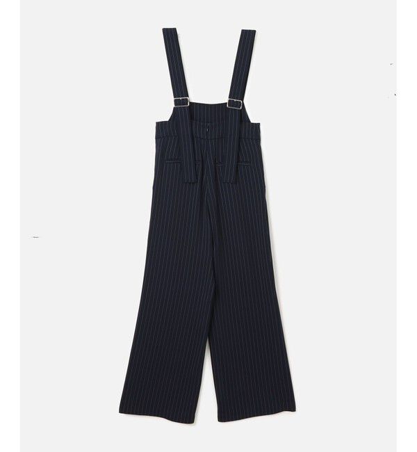 allureville「《ドラマ着用》ピンストライプサロペットパンツ」|オールインワン|