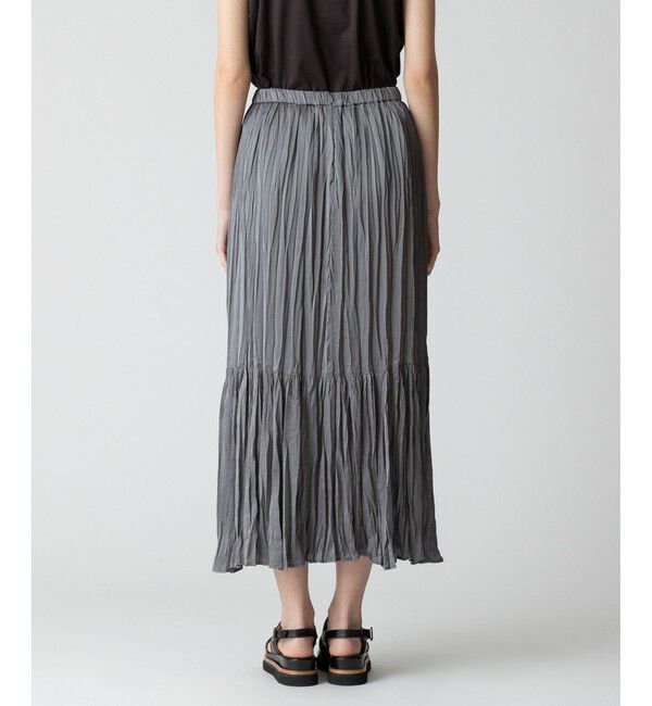 allureville「楊柳調プリーツマーメイドスカート」|スカート|