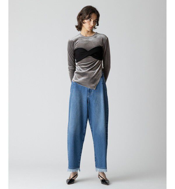 allureville「ツイストニットブラレット」|ベスト・ジレ|