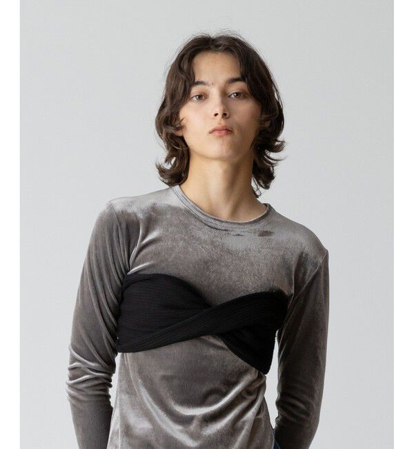 allureville「ツイストニットブラレット」|ベスト・ジレ|