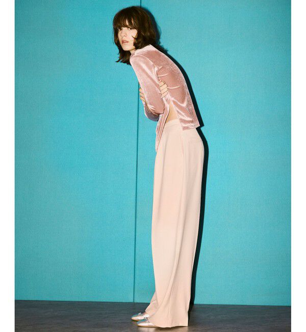 allureville「ギャバタックモダンワイドパンツ」|その他|