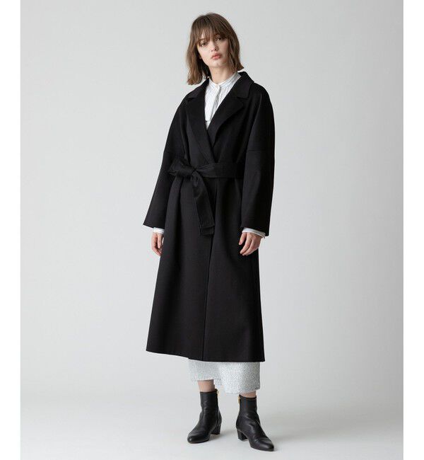 allureville「◇カシミヤビーバーコート」|その他|ブラック