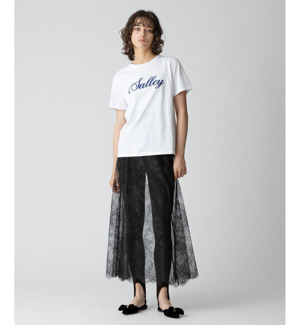 allureville「フラワーレースシースルースカート」|スカート|