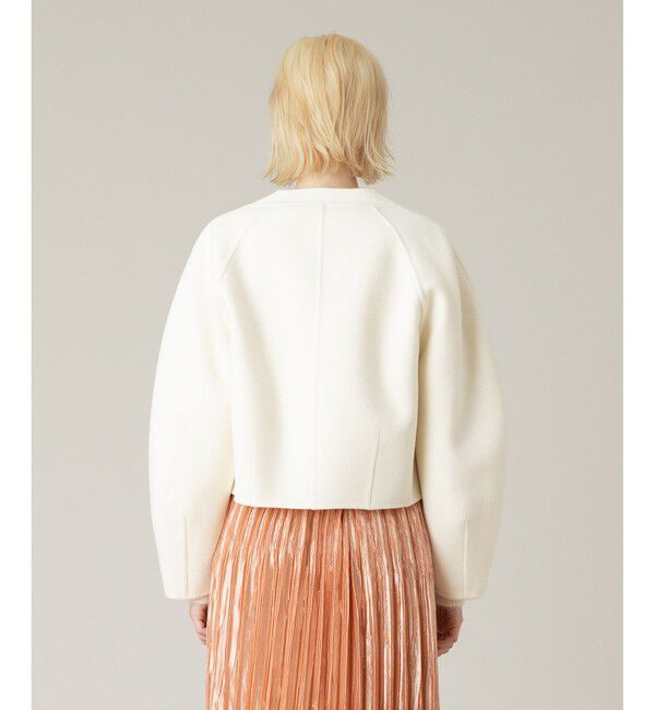 LOULOU WILLOUGHBY「【LOULOU WILLOUGHBY】シャルムビーバーリバージャケット」|ノーカラージャケット|