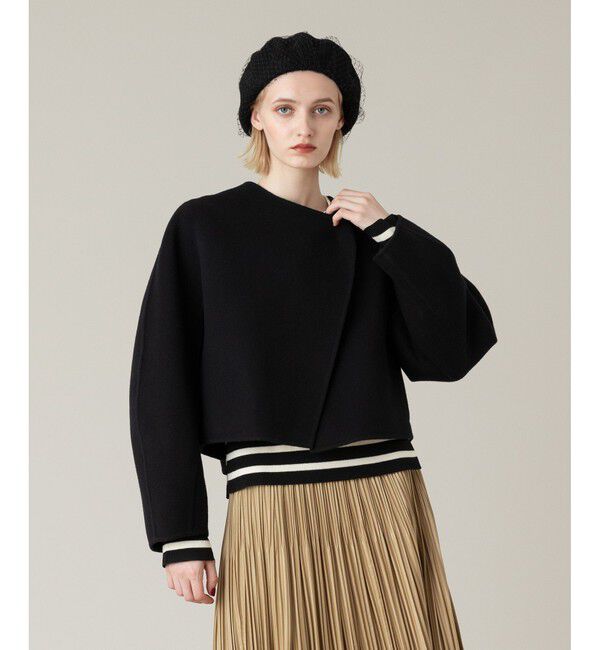 LOULOU WILLOUGHBY「【LOULOU WILLOUGHBY】シャルムビーバーリバージャケット」|ノーカラージャケット|