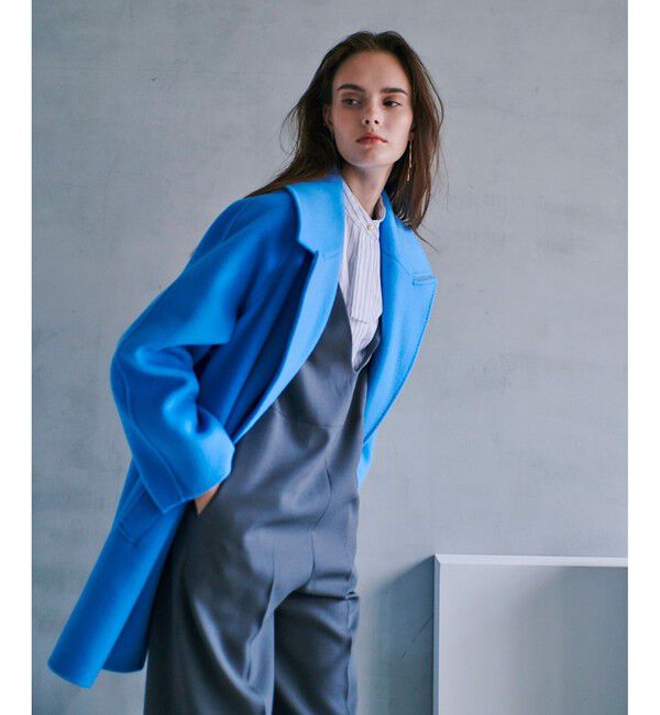 allureville「リバービッグカラーミドル丈コート」|その他|