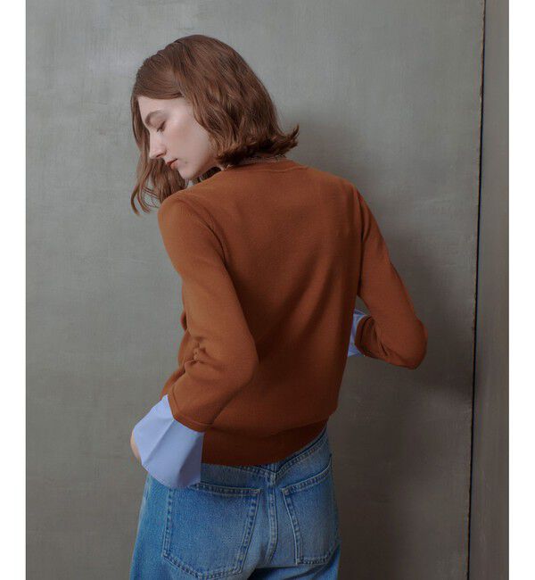 allureville「カフスドッキングプルオーバー」|ニット・セーター|