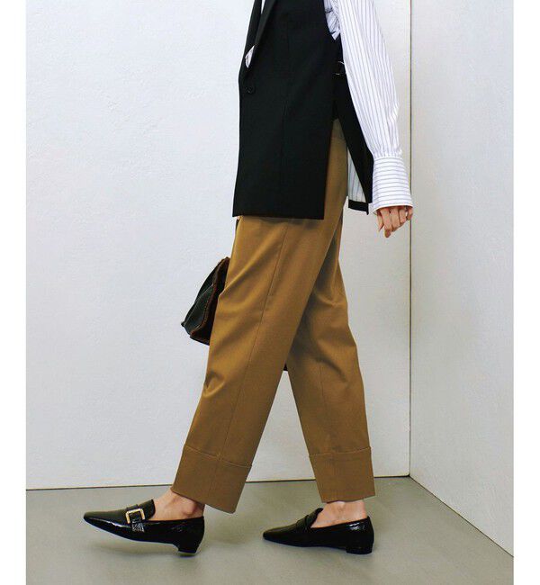 allureville「タックテーパードパンツ」|チノ|