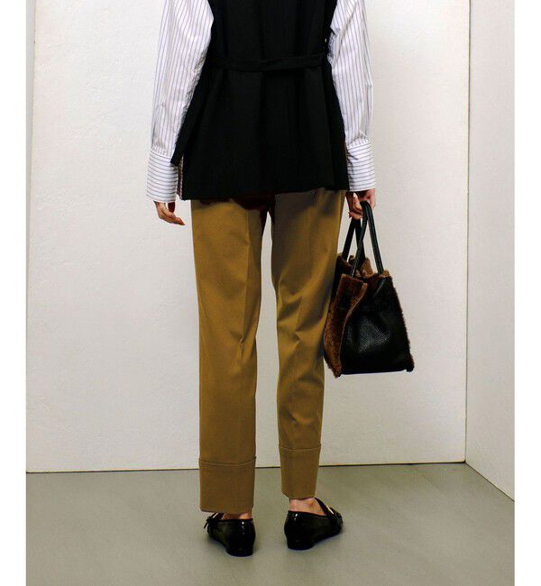 allureville「タックテーパードパンツ」|チノ|