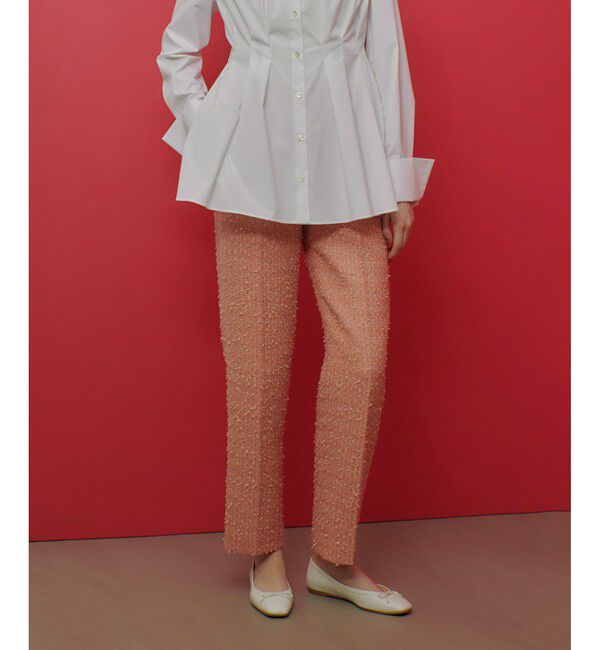 LOULOU WILLOUGHBY「【LOULOU WILLOUGHBY】ファンシーツイードパンツ」|スラックス|