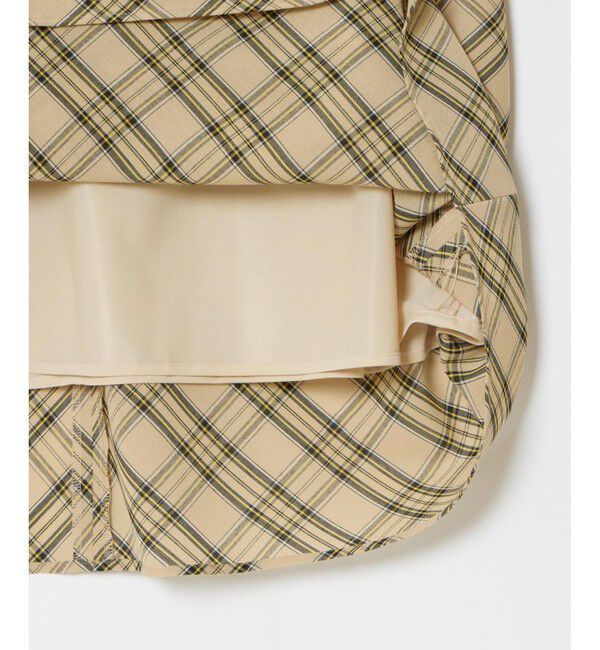 allureville「チェックナロースカート」|スカート|